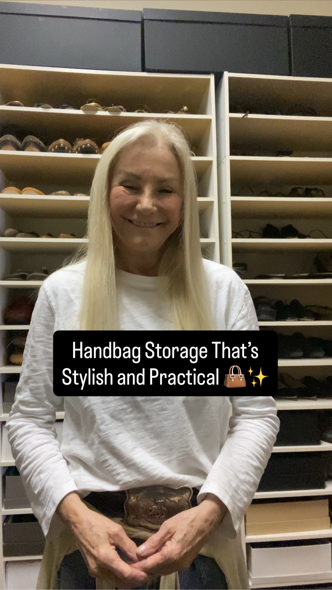 Hidden, but make it pretty. I use decorative boxes to store and color-code my handbags—one for browns (and orange!), two for blacks. It keeps everything looking polished, even without cupboard space.
Tap to shop storage boxes + a few other chic solutions.

#LTKorganization #LTKhome #ClosetGoals #StorageThatWorks

#LTKStyleTip #LTKHome #LTKFindsUnder50