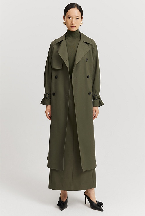 Relaxed Trench Coat | Country Road
