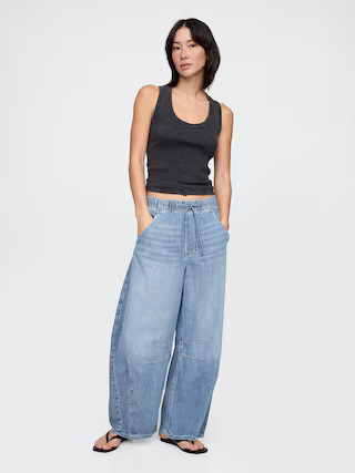 Mid Rise UltraSoft Easy Horseshoe Jeans | Gap (CA)