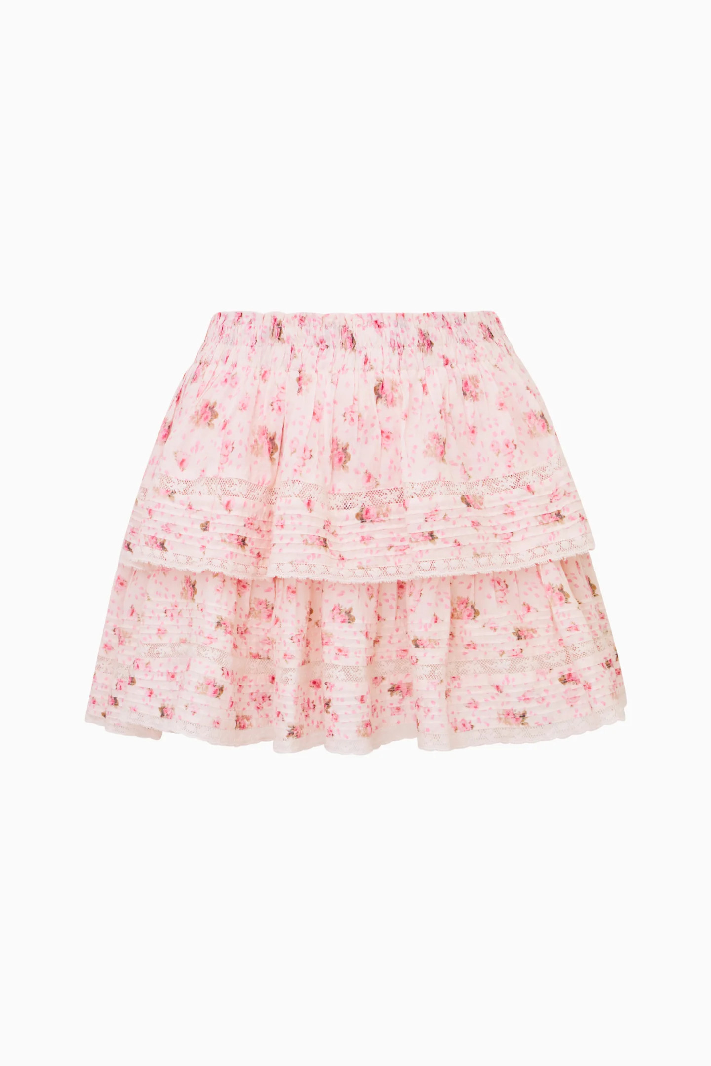 Ruffle Mini Garden Floral Skirt | LoveShackFancy