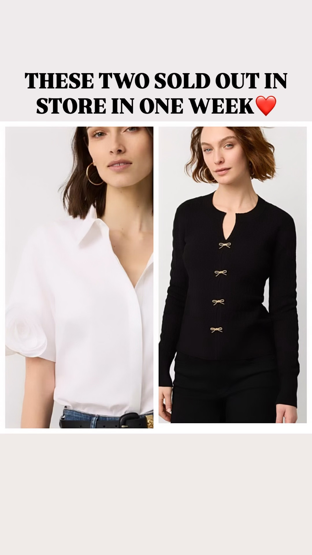 Don’t sleep on these 2 tops because they sold out in store within a week. The fit great 👍 

#LTKOver40 #LTKPetite