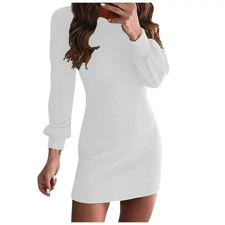 es For Women Date Night Bandage Dress White Summer Dress Cutout Dresses Backless Dress Ladies Dresse | Walmart (US)
