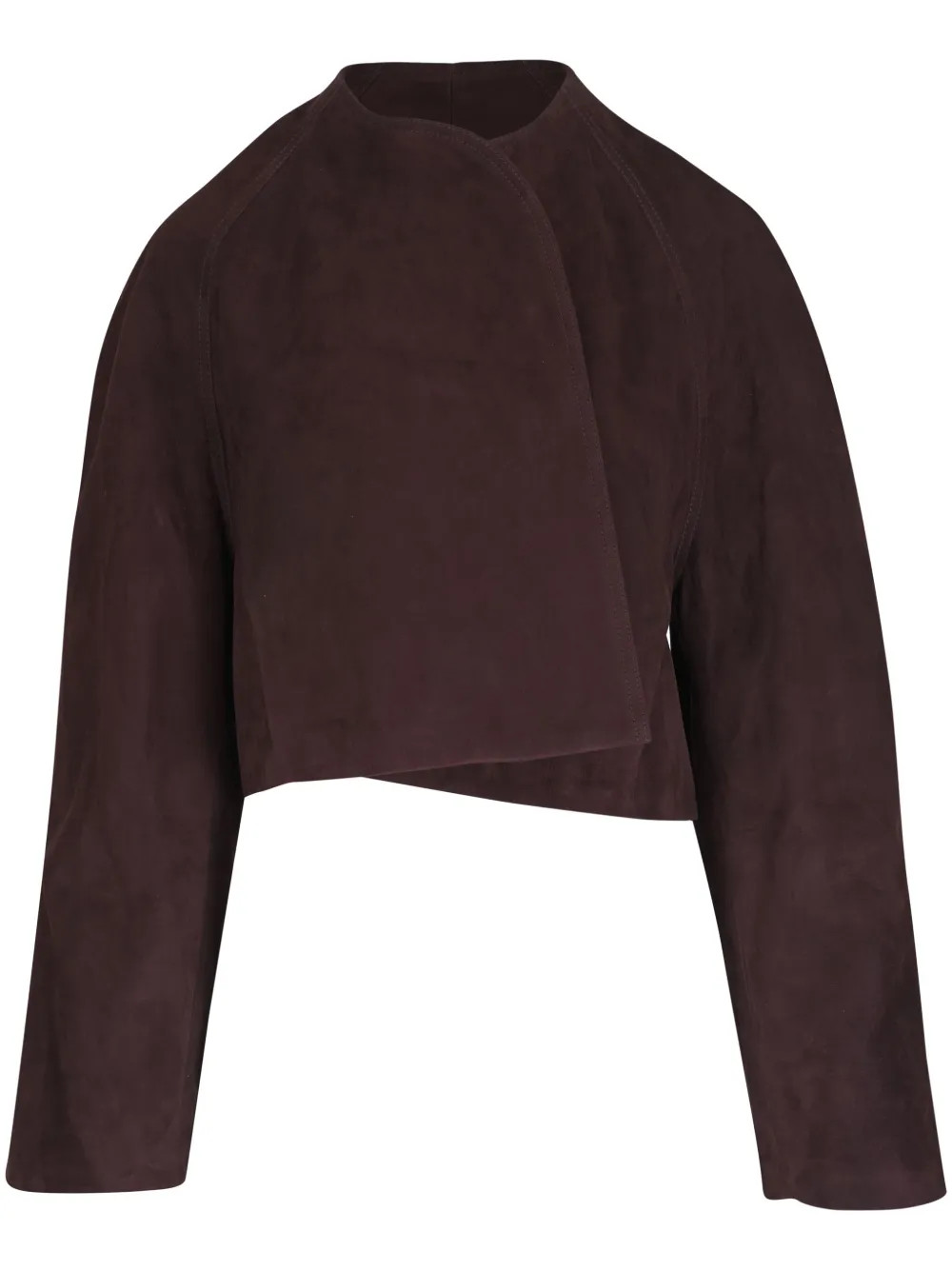 KHAITE Garothy Suede Jacket - Farfetch | Farfetch Global