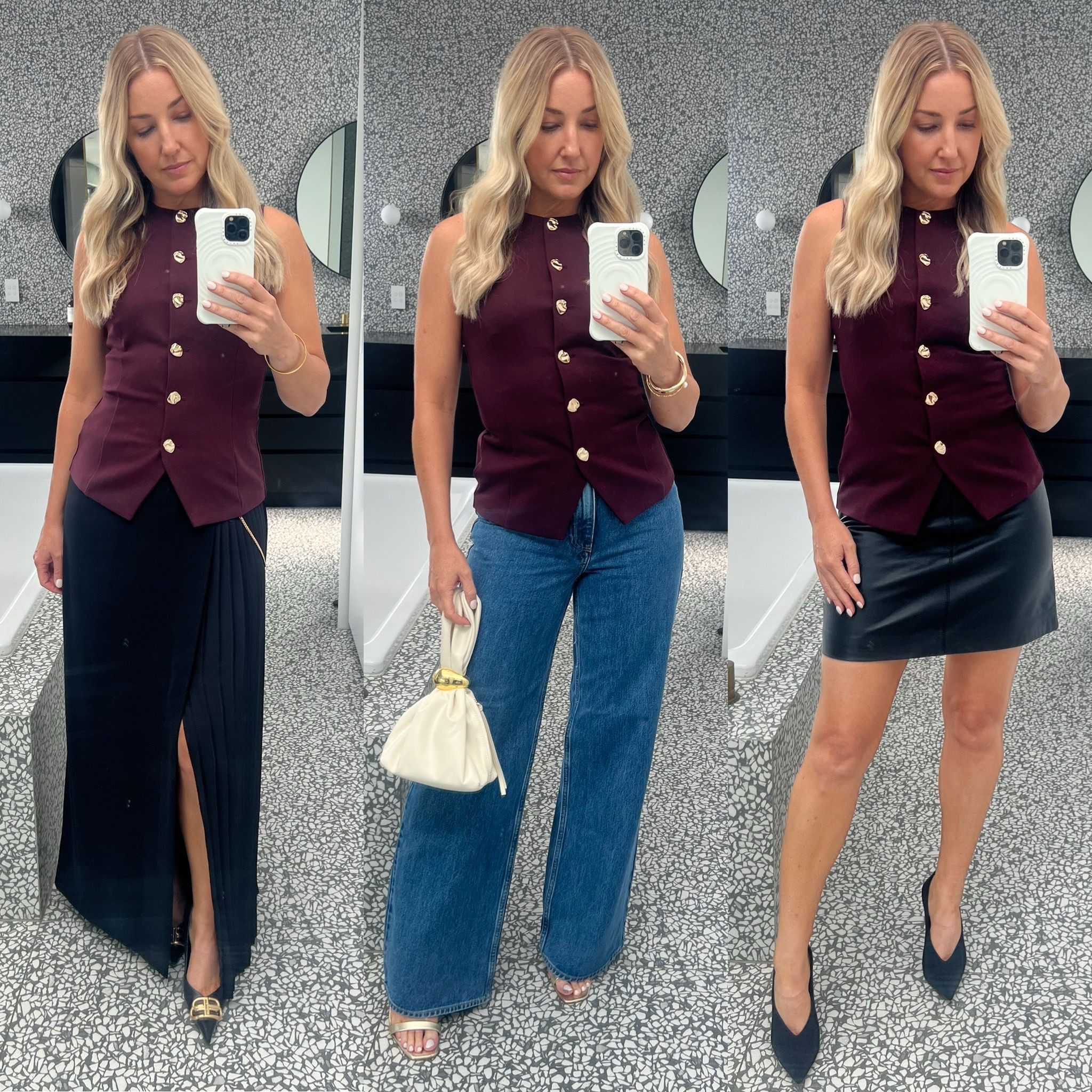 Styling on repeat 🩷 top is Decjuba and leather skirt is Witchery - tagged exact & similar pieces! 

 

#LTKaustralia #LTKautumn #LTKstyletip