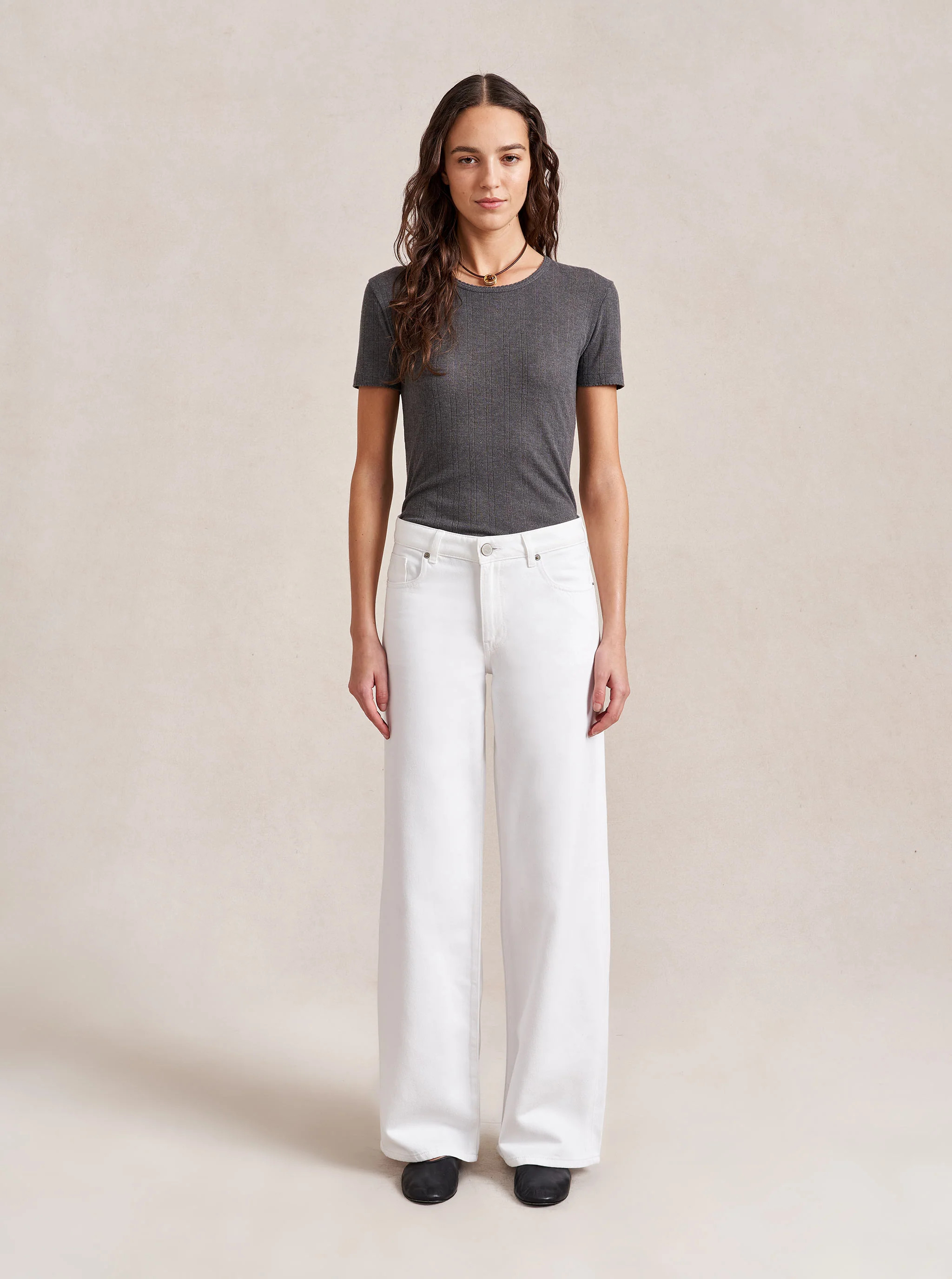 Concorde Mid-Rise Wide-Leg Jean | La Ligne