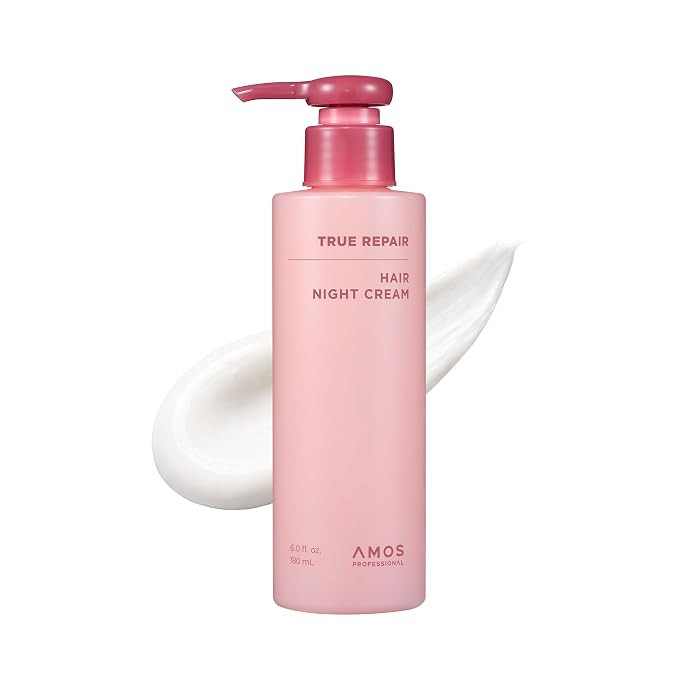 AMOS PROFESSIONAL True Repair Hair Night Cream 6.0 fl oz \u2013 K-Beauty Overnight Hair Primer & ... | Amazon (US)