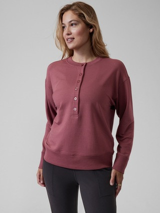 Balance Henley Sweatshirt | Athleta