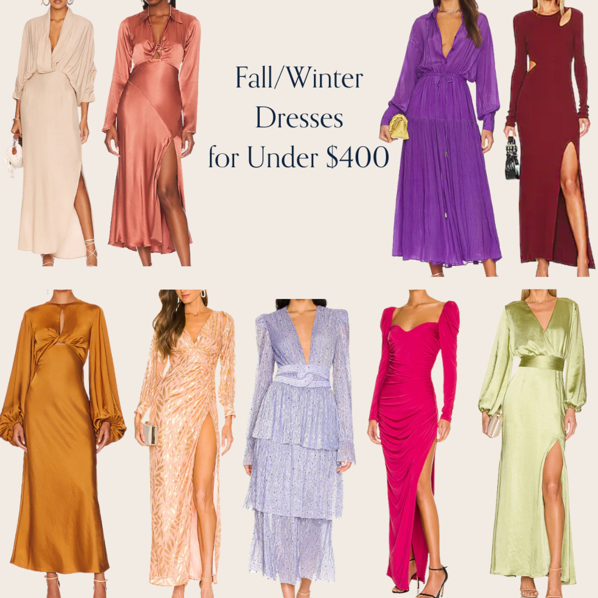 Fall/Winter Wedding Guest Dresses for Under $400

#LTKfit #LTKwedding #LTKSeasonal