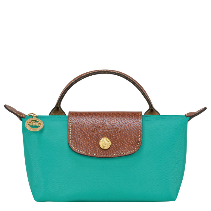 Pouch with handle Le Pliage Original Turquoise (34175089P70) | Longchamp US | Longchamp
