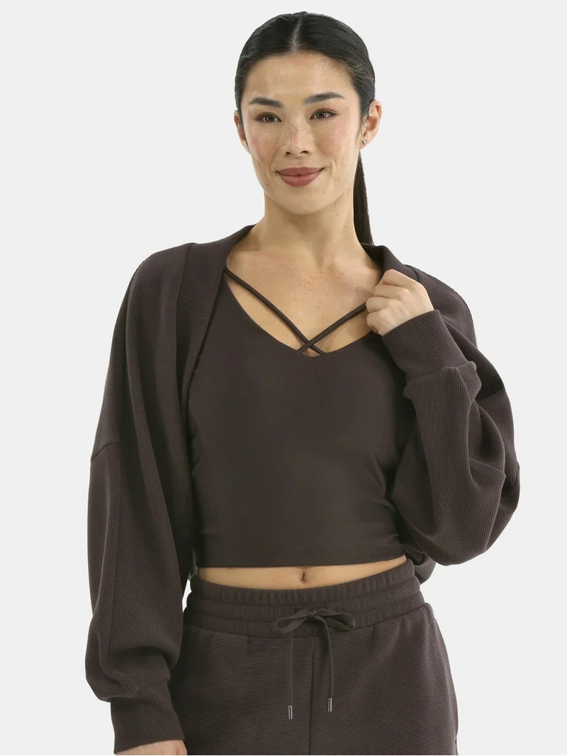 Avia Women's Ottoman Shrug, Sizes XS-XXXL | Walmart (US)