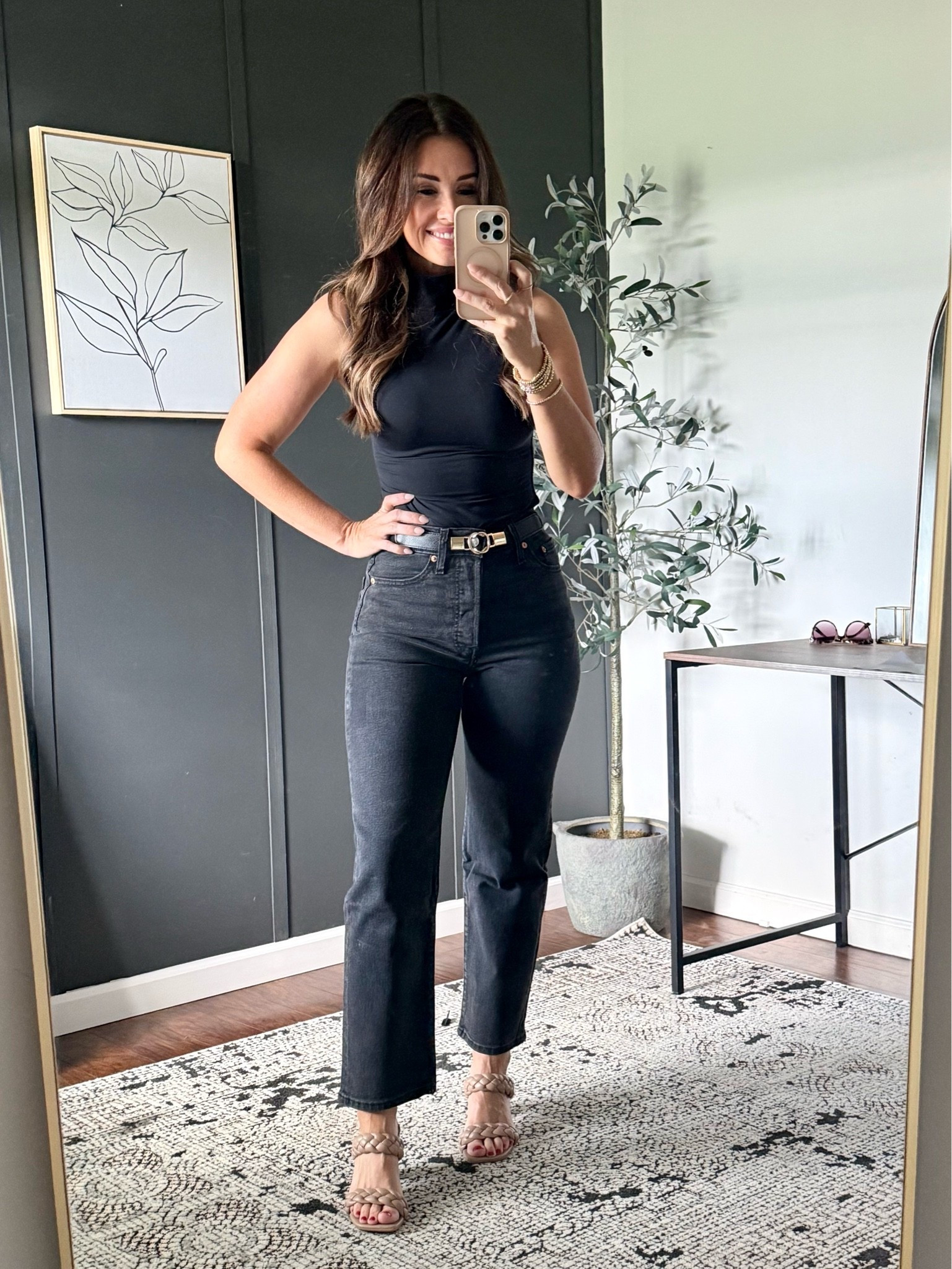 Found my black denim for fall! I absolutely LOVE the fit of these jeans. Perfect length, high rise, and good booty look!

#LTKOver40 #LTKootd #LTKWorkwear