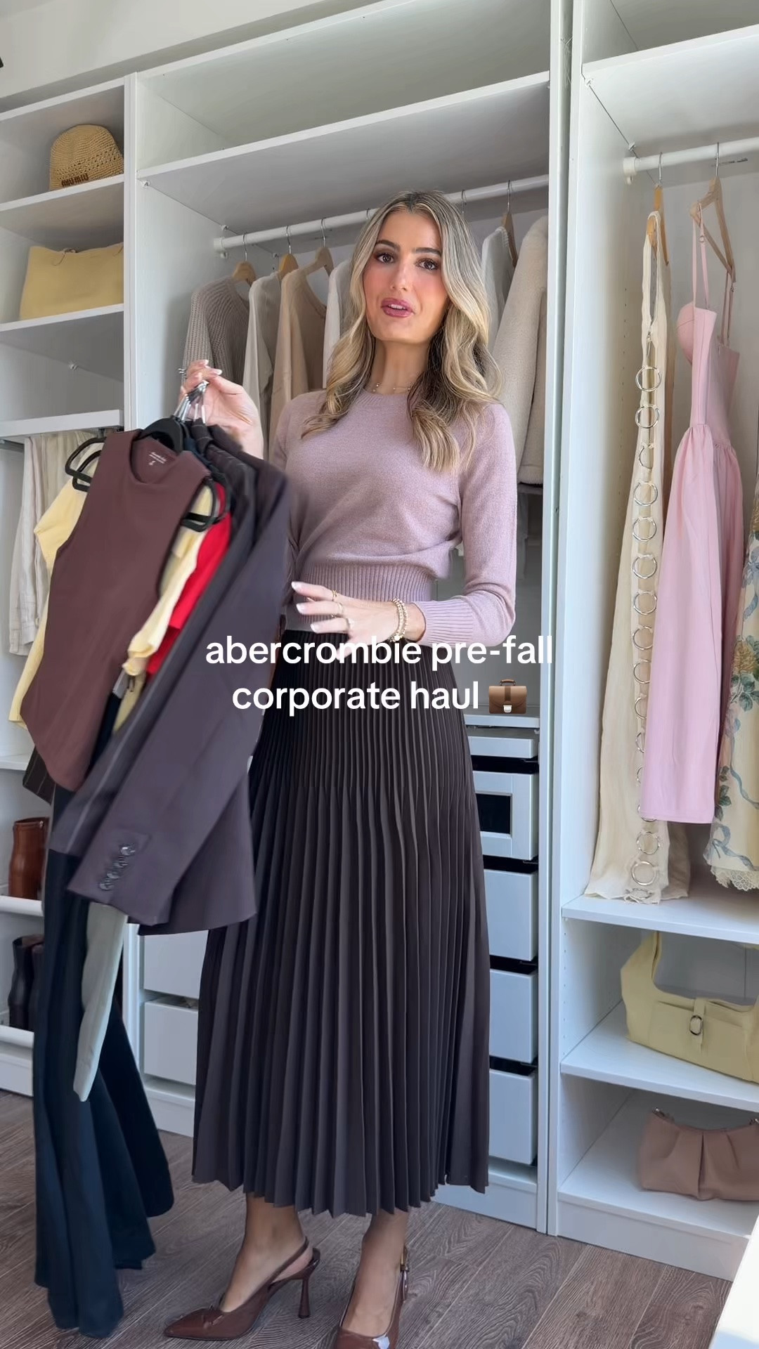 @abercrombie pre-fall corporate haul 💼

#LTKWorkwear