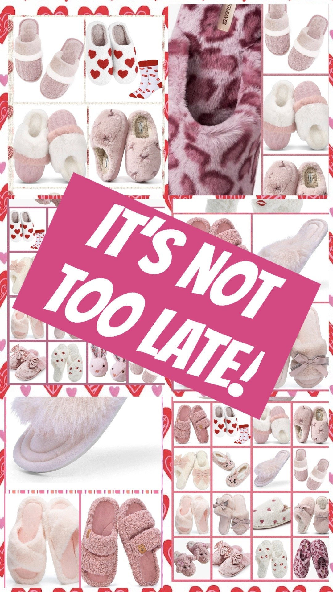 Cute, cozy, and full of love…..perfect slippers for you and your Valentine! 💕

#ValentinesDay
#Valentinee
#ValentinesDayGifts
#ValentinesDayVibes



#LTKValentine