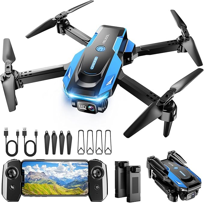 Drone with 1080P Camera - Foldable Remote Control Quadcopter with Gesture Control, 3D Flip, One K... | Amazon (US)