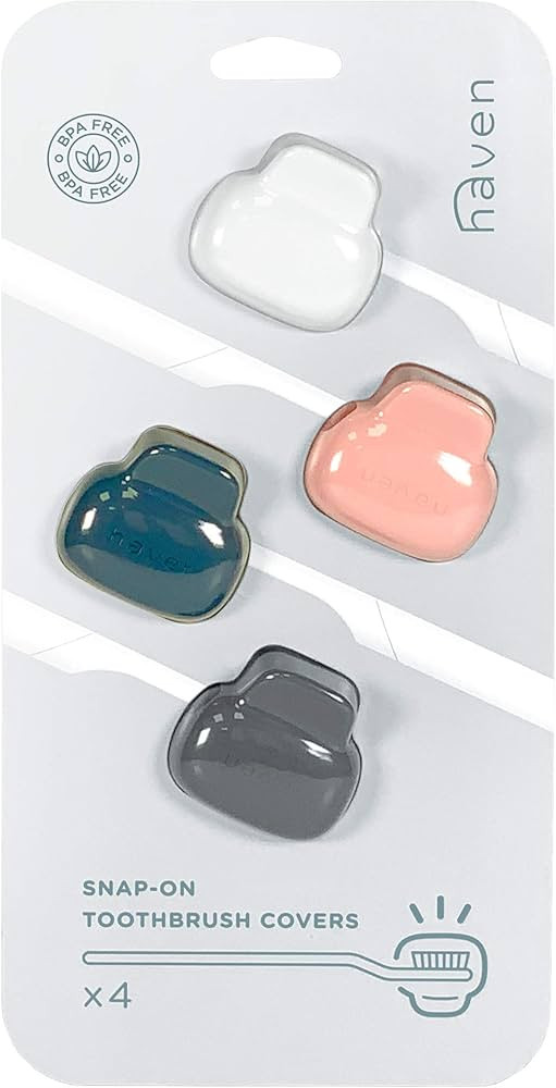 Haven Toothbrush Cover - Fits Electronic and Manual Toothbrushes - Toothbrush Case Holder for Tra... | Amazon (US)