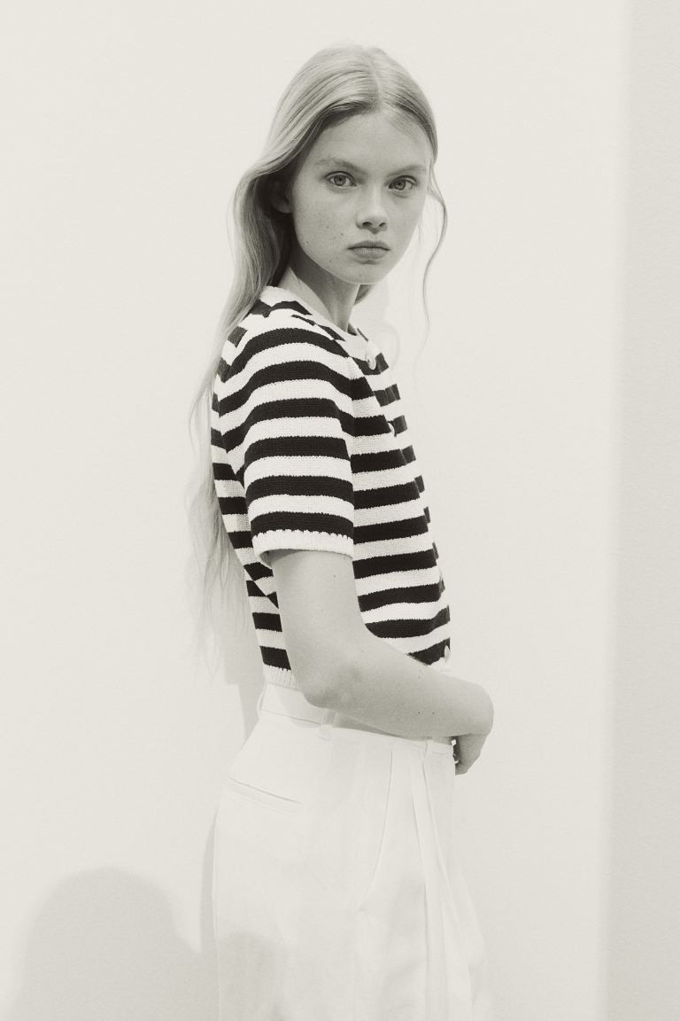 Short-sleeved Cardigan | H&M (US + CA)