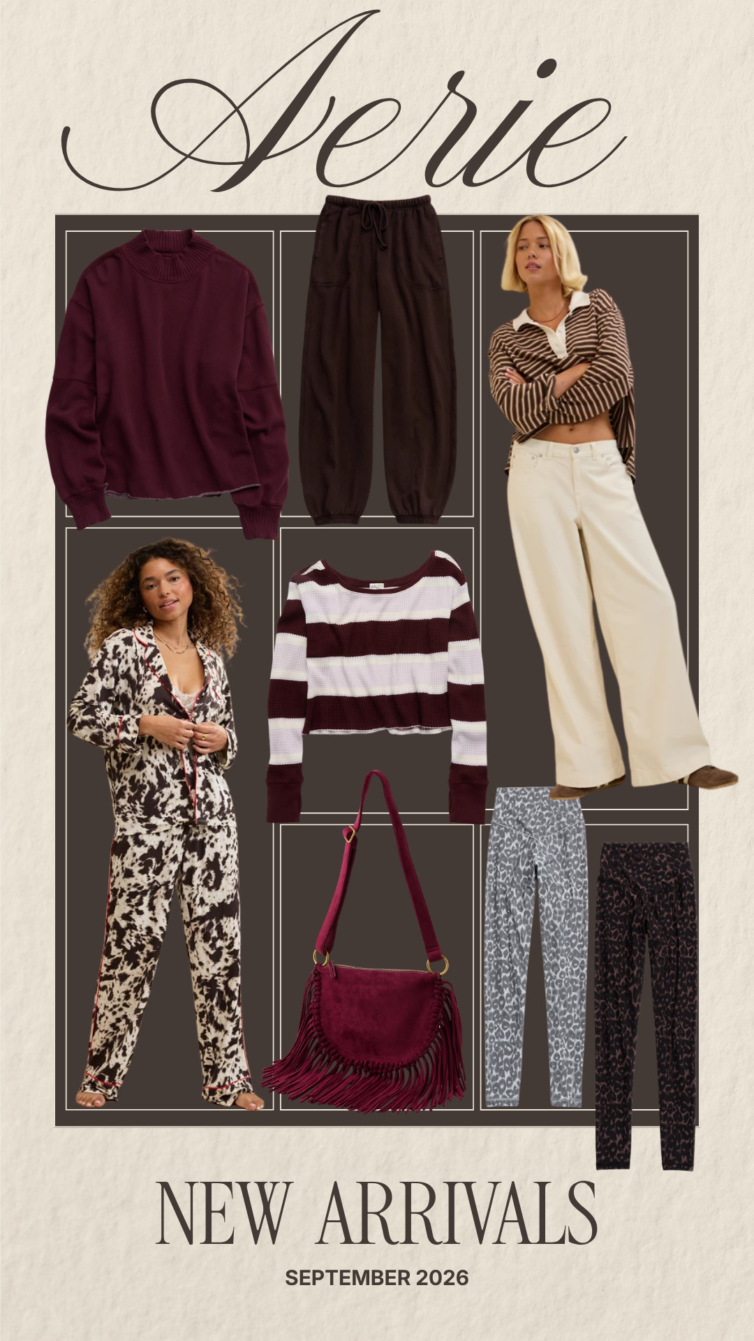 Loving the new arrivals out at Aerie! What are our thoughts on cow print this year?!

#LTKootd #LTKSeasonal