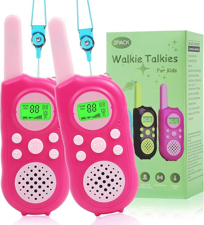 Walkie Talkies for Kids 22 Channels Long Range 2 Way Radio Toys for 3-12 Ages with LCD Flash Ligh... | Amazon (US)