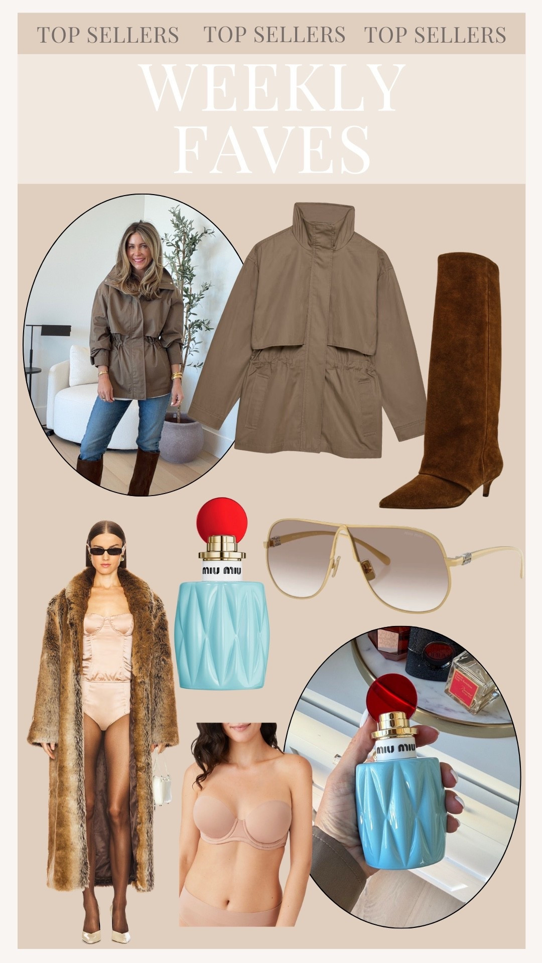 Last week’s best sellers 🤍

Suede boots, fur jacket, Miu Miu perfume, strapless bra

#LTKSeasonal #LTKBeauty
