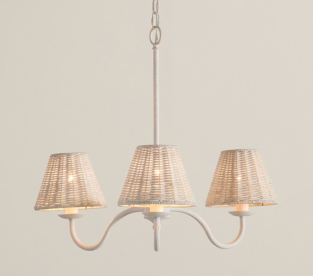 Bria Hammel Rattan Chandelier (22") | Pottery Barn Kids