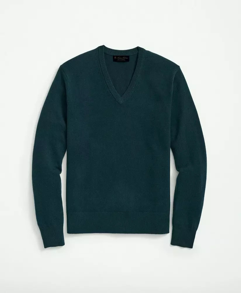 3-Ply Cashmere V-Neck Sweater | Brooks Brothers