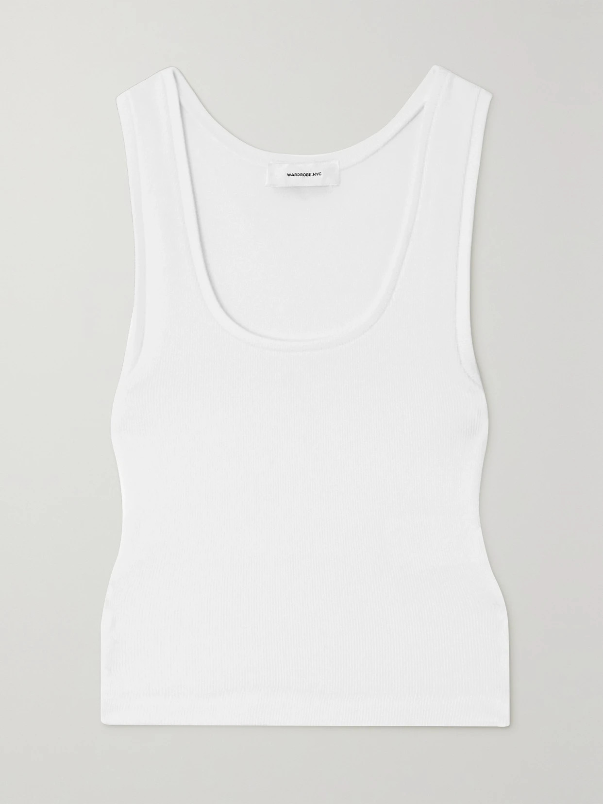 WARDROBE. NYC - Ribbed Stretch-cotton Jersey Tank - White | NET-A-PORTER (US)
