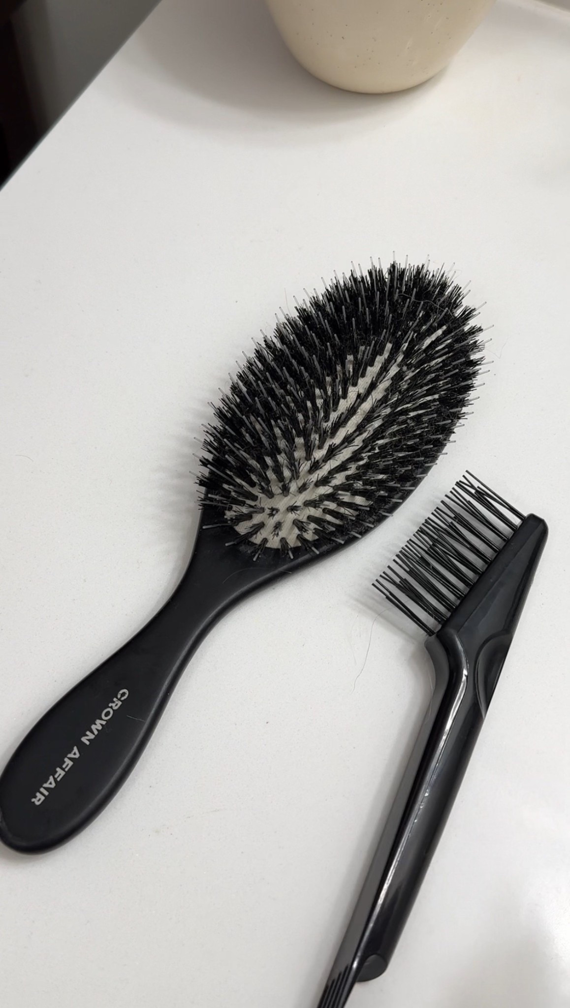 Clean your hair brush! 