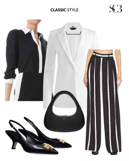 What's your style aesthetic? Alice & Olivia has a little bit of something for every occasion. This classic black and white look is the easiest way to look put together and chic! 

#AliceandOlivia #blackandwhite #classicstyle #workoutfit

#LTKfit #LTKstyletip #LTKFind