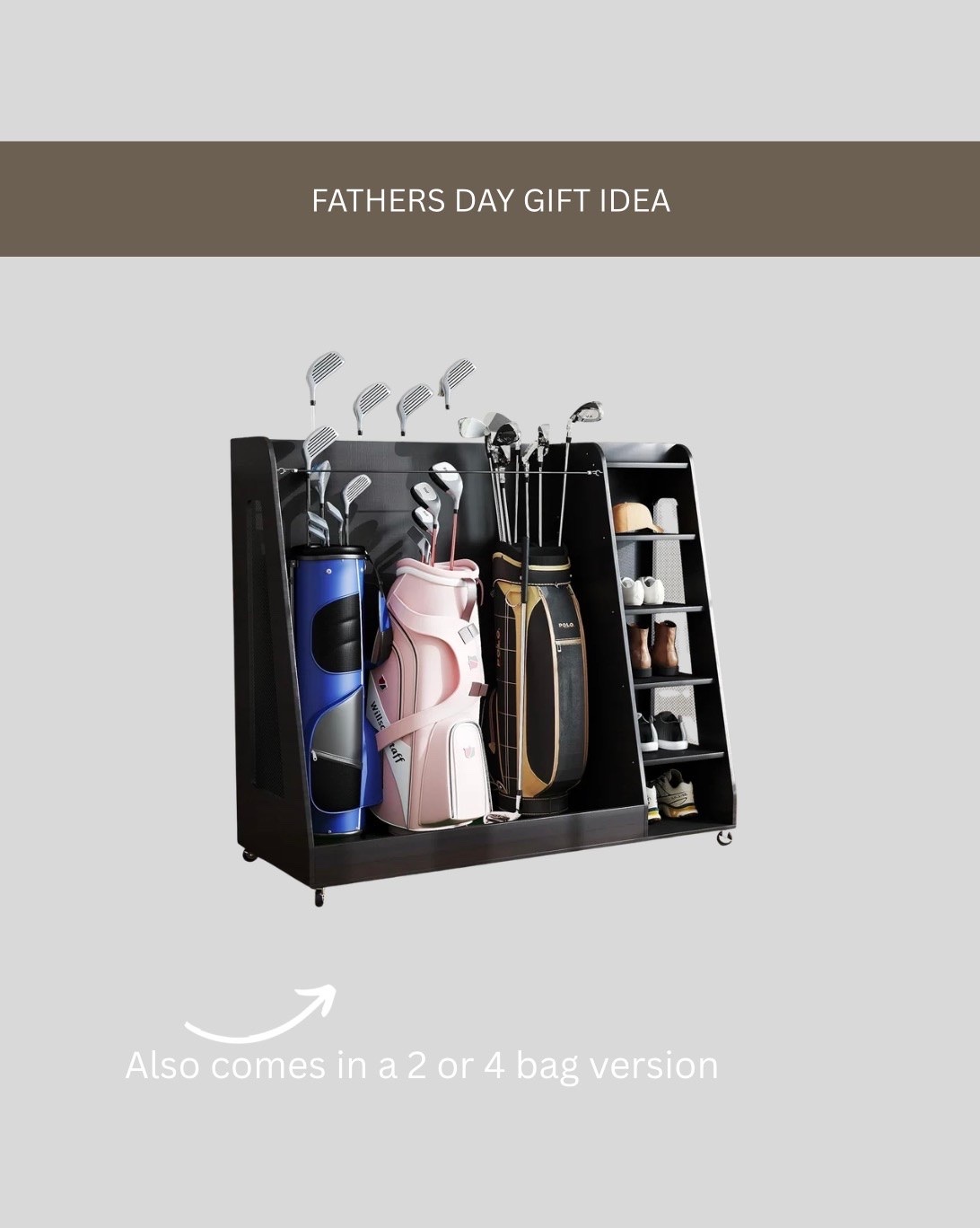 This is such a great storage solution for golfers. Ours just arrived and I can’t wait to set up! 

Also a great Fathers Day gift idea💙⛳️

Golf
Garage 
Storage
Golfer

#LTKHome #LTKActive #LTKMens