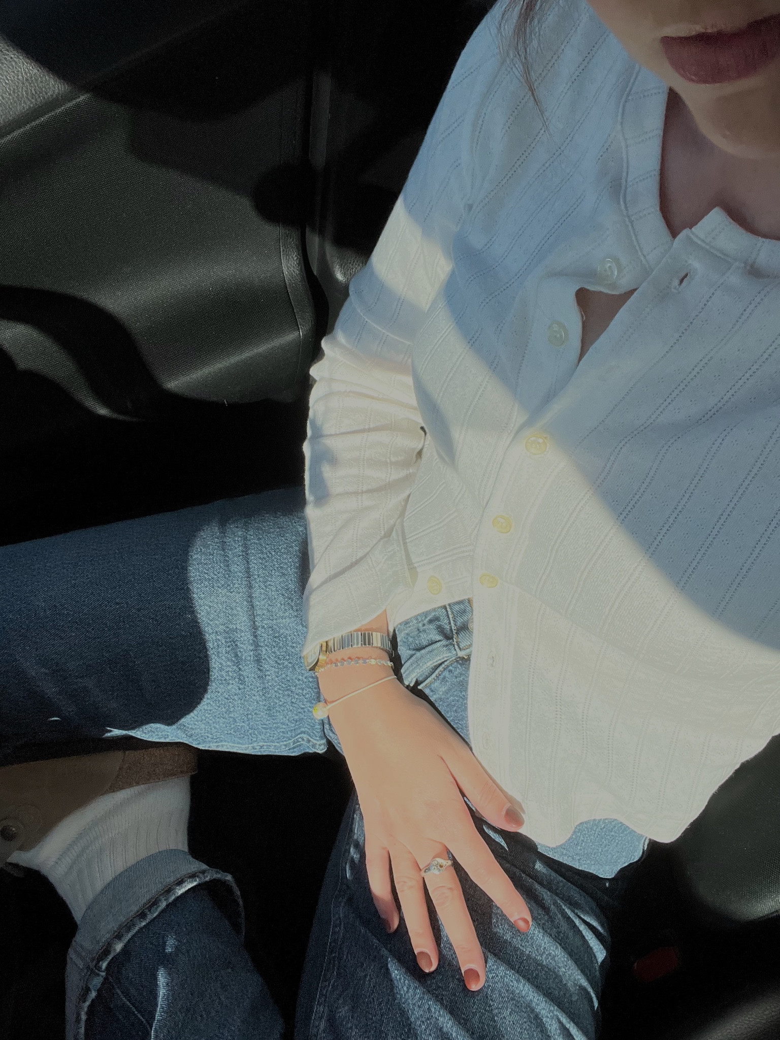 A bit of a fall transition outfit styled using my new favorite basic - the Le Set Pointelle Button-Up Cardigan 😍

#LTKSeasonal