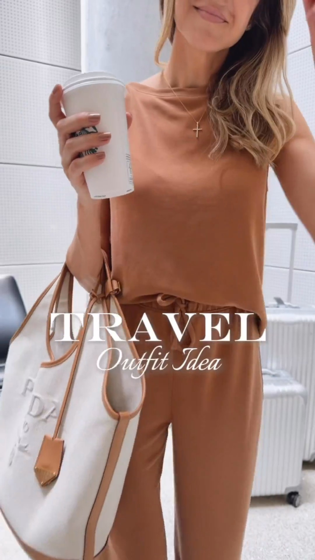 Travel outfit idea 
Elegant, comfortable, and ultra light set that is perfect for traveling, and this sneakers are super comfy, and easy to put it on. Everything fits true to size and I’m wearing size small
For Spanx use code ALINEXSPANX for 15% off first time buyer
Fall outfits women
Airport outfit

#LTKU #LTKOver40 #LTKTravel