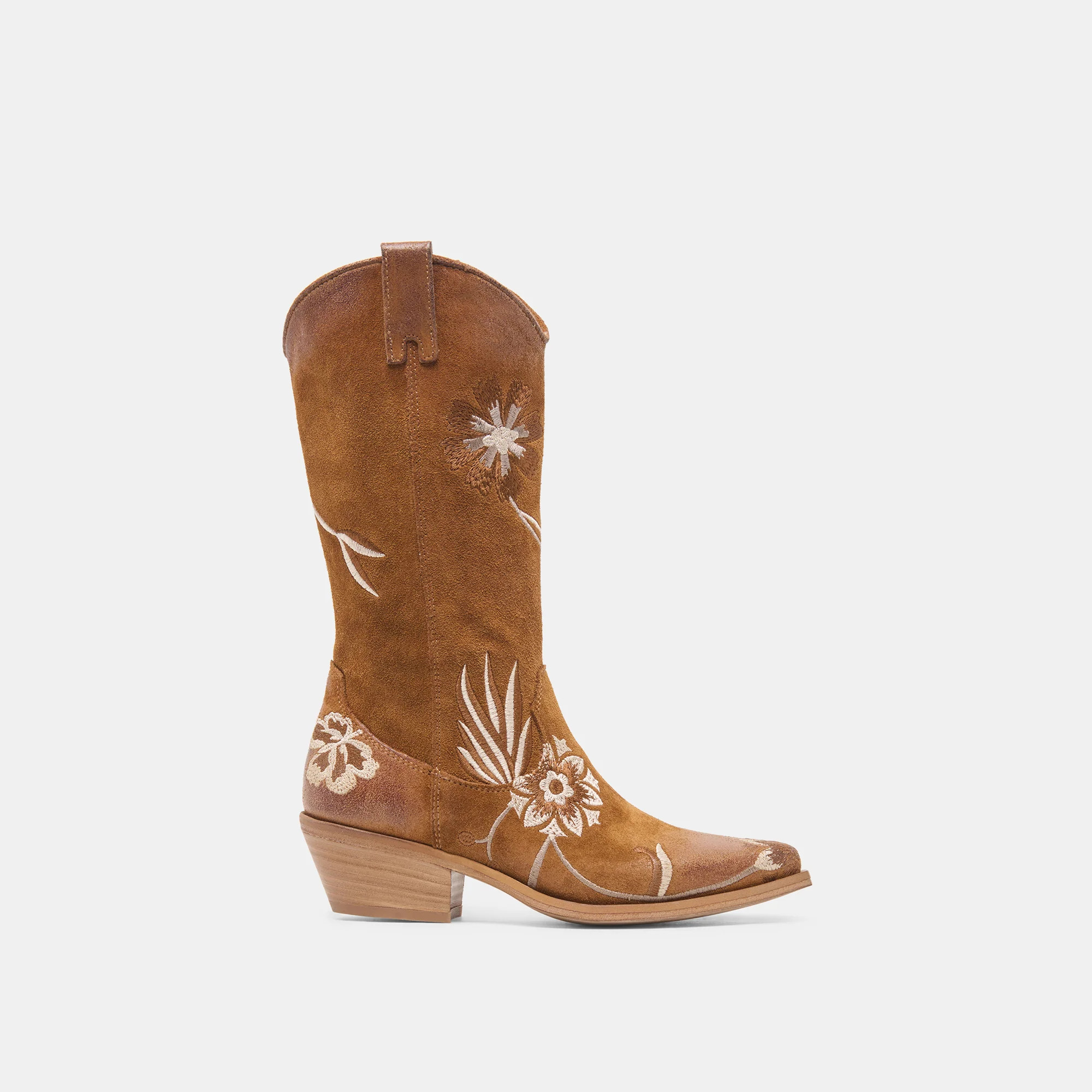 Brando Boots Tan Suede | DolceVita.com