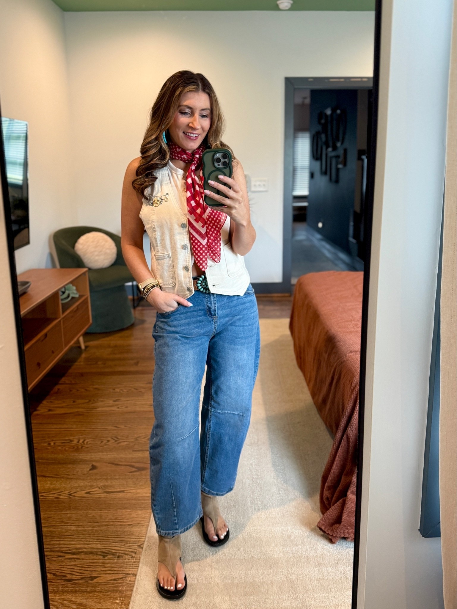 What I wore out in Nashville!

Levi’s vest (medium)
Barrel leg jeans (6)
Turquoise jewelry 

Casual outfit, spring outfit, western outfit, easy outfit, barrel leg jeans

#LTKootd #LTKSaleAlert #LTKSeasonal