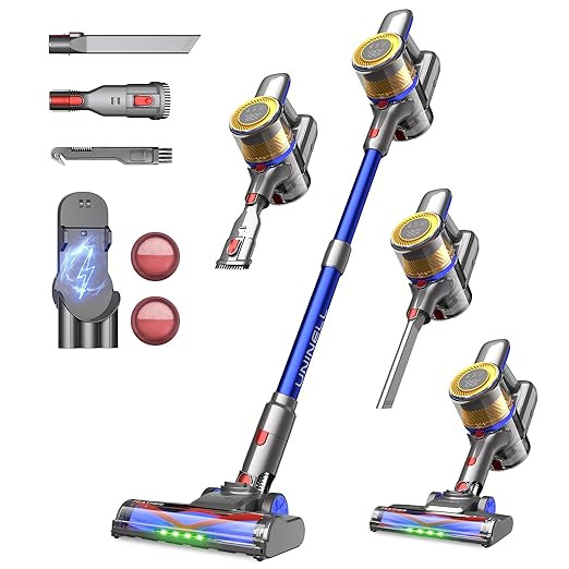 UNINELL HOME Cordless Vacuum Cleaner,45000Pa/450W Vacuum Cleaners for Home with 60Mins Runtime,Li... | Amazon (US)