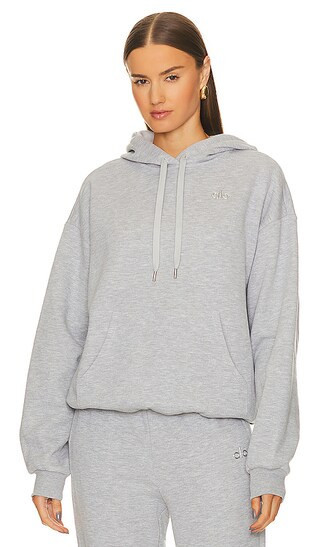 alo Accolade Hoodie in Light Grey. - size XL | Revolve Clothing (Global)