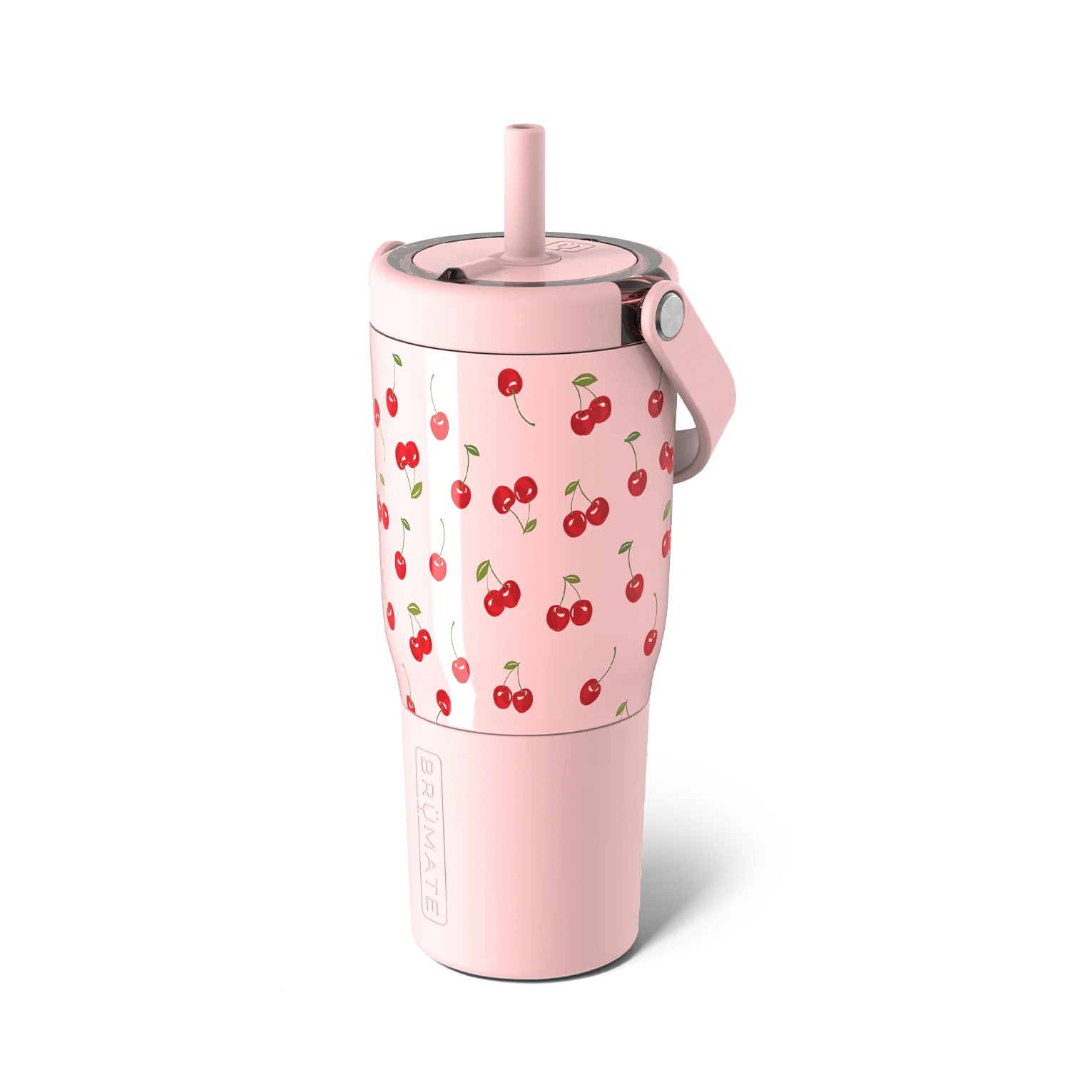 Resa Cherry: 25 oz Tumbler with Straw | BrüMate | Brumate