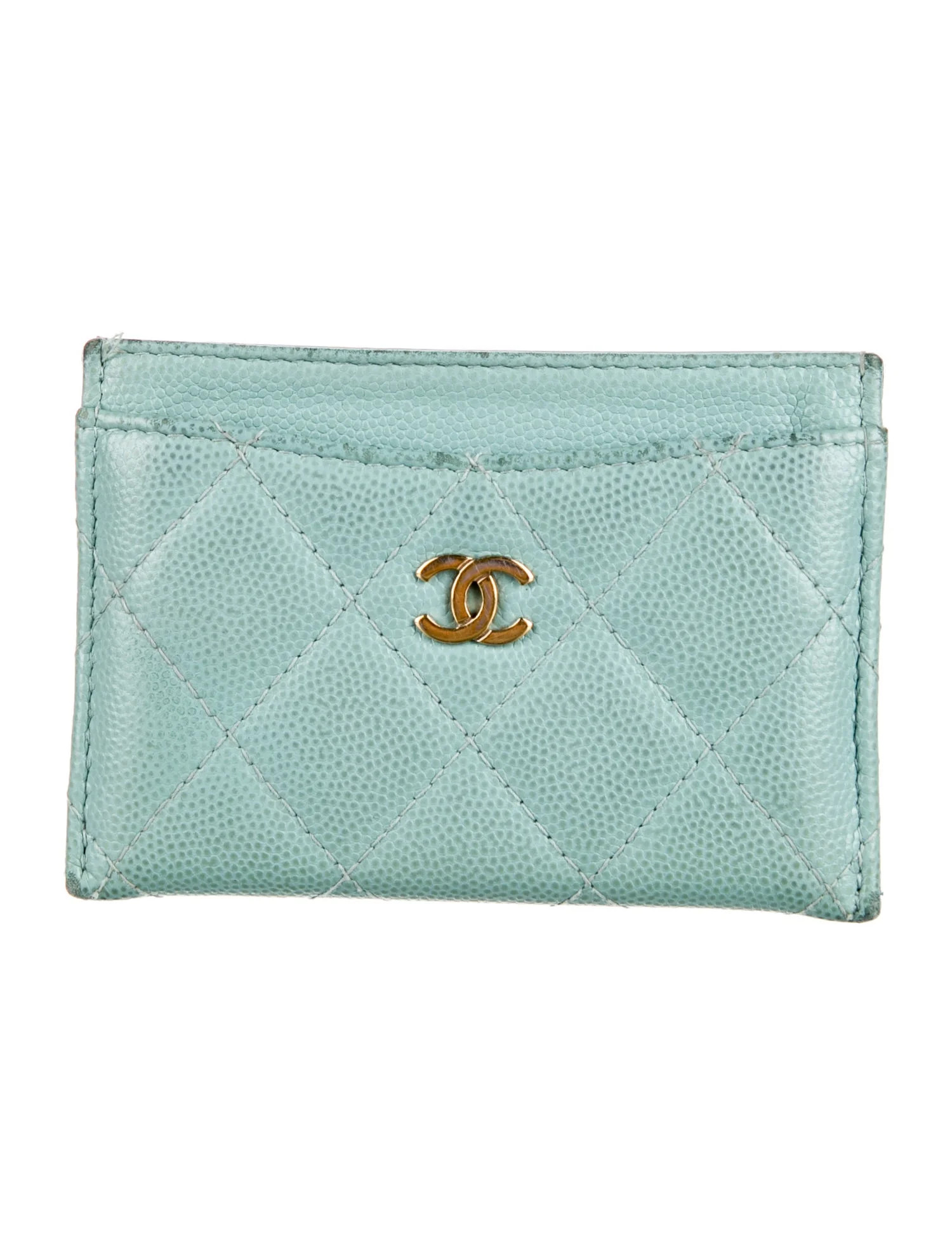 2019 Interlocking CC Logo Card Holder | The RealReal