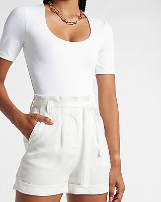 Body Contour Double Layer Scoop Neck Thong Bodysuit$40.50 marked down from $54.00$54.00 $40.50Pri... | Express