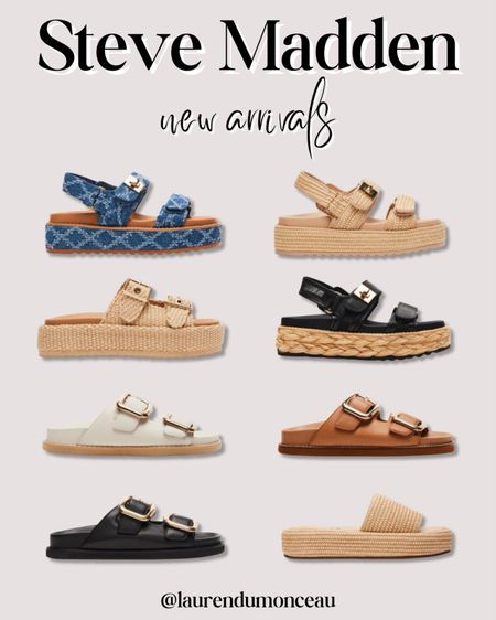 Steve Madden New Spring Arrivals 

Spring shoes, spring sandals, vacation outfit, resort wear, resort style, vacation outfit, raffia sandals, look for less, women’s shoes, summer shoes, spring trends 2024, Steve Madden 



#LTKstyletip #LTKsalealert #LTKshoecrush