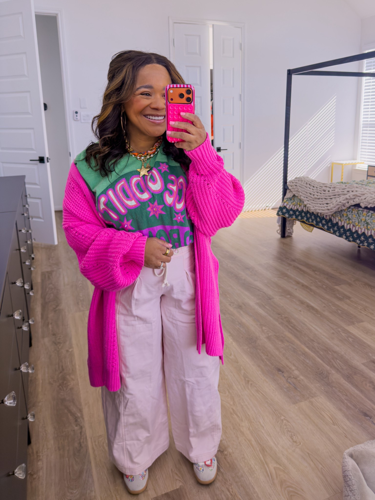 OOTD: if you also like a little fun in your outfits, this one was a favorite of mine! Pants fit baggy, size down! Wearing a small short

#LTKmomlife #LTKootd #LTKPetite