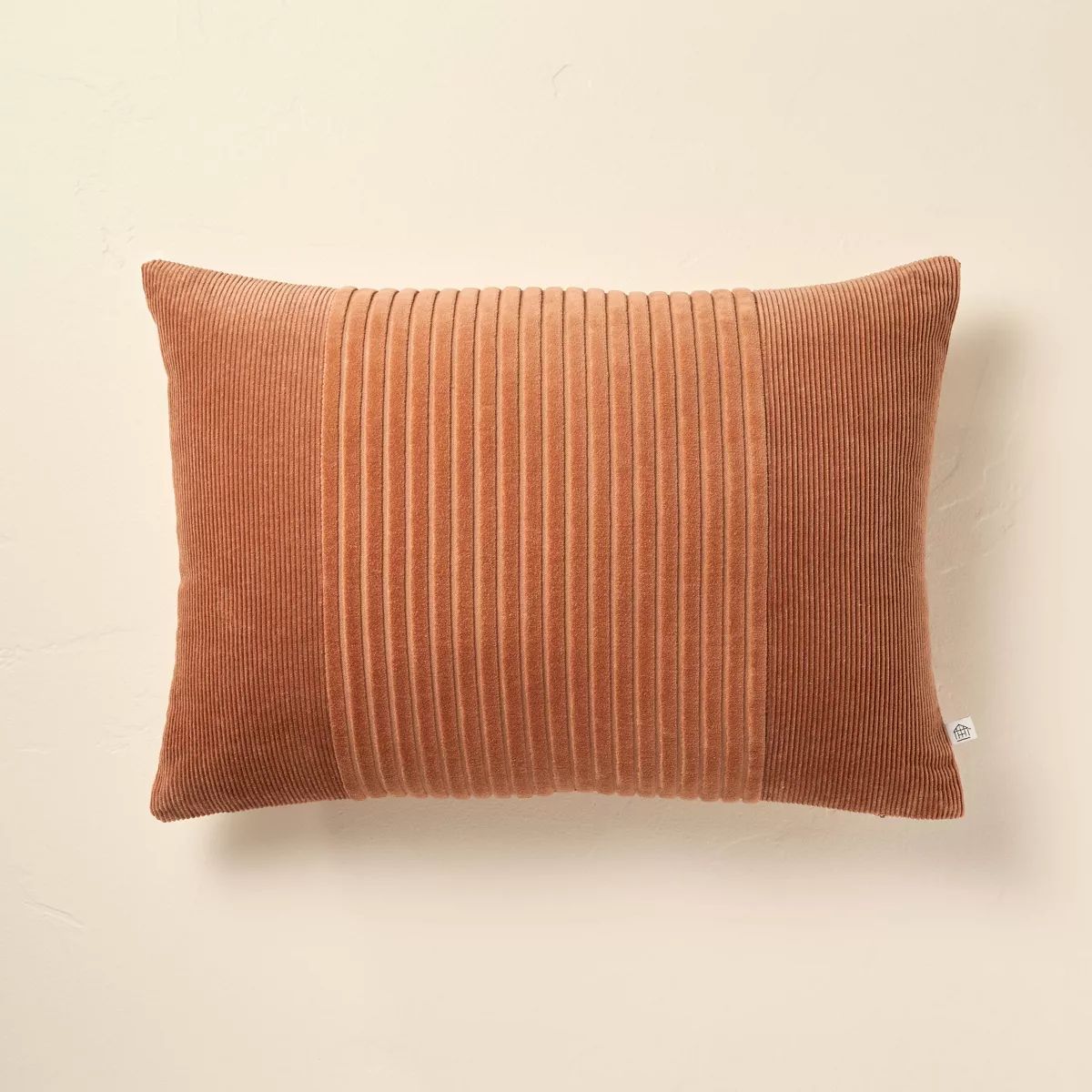 14"x20" Variegated Corduroy Lumbar Throw Pillow Rust - Hearth & Hand™ with Magnolia | Target