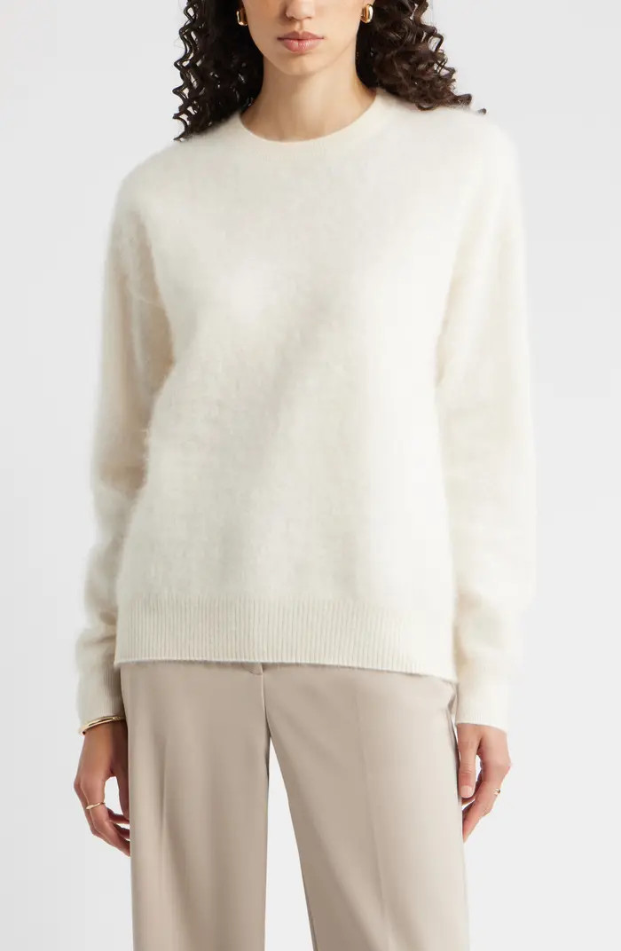 Brushed Cashmere Sweater | Nordstrom