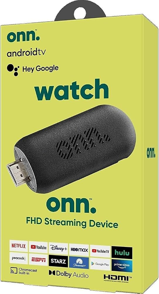 Onn Android TV FHD Streaming Stick with Remote Control | Amazon (US)