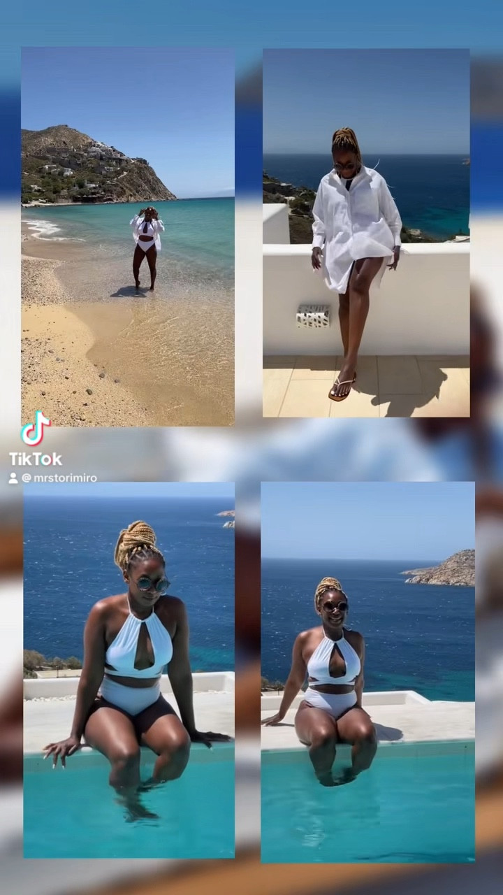 Beach looks | white bikini | high waisted  

#LTKswim #LTKover40 #LTKtravel