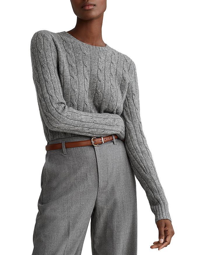 Cashmere Cable Knit Sweater | Bloomingdale's (US)