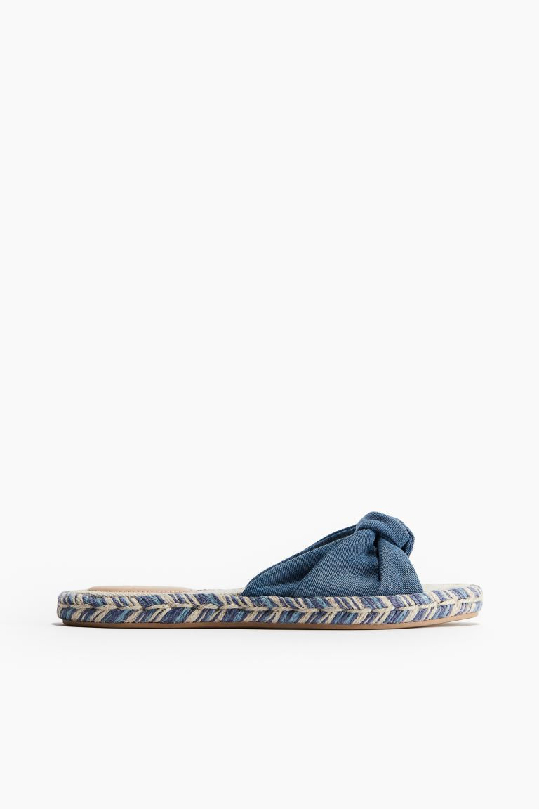 Knot-detail Espadrille Sandals | H&M (US + CA)
