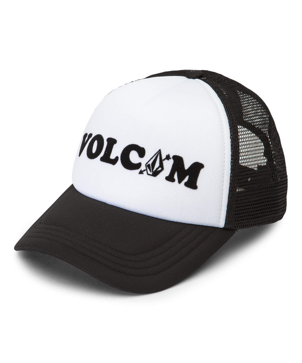 Volcom Women's Baseball Caps WHT_WHITE - White & Black 'Volcom' Trucker Hat | Zulily
