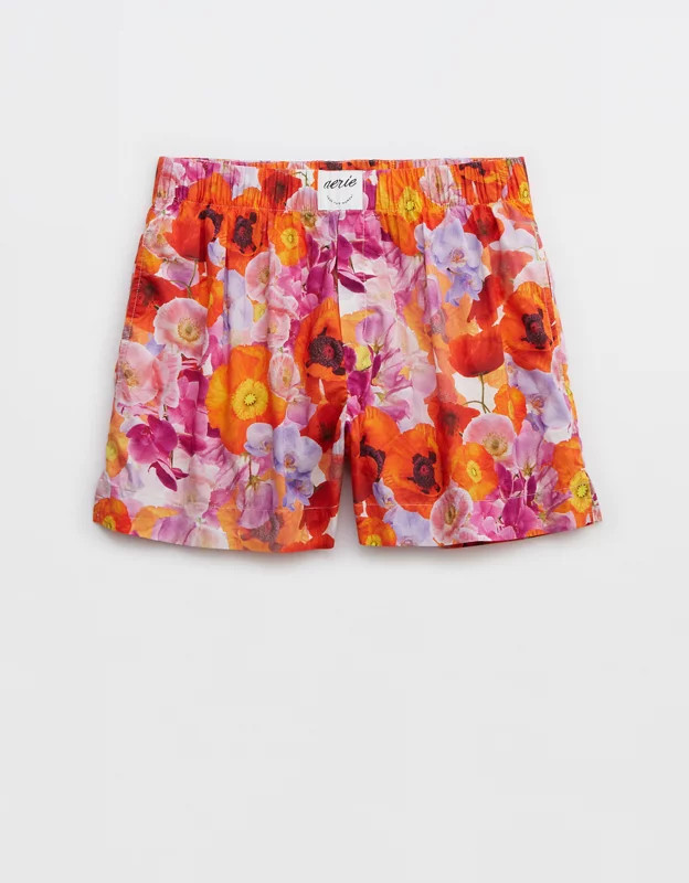 Aerie Poplin High Waisted Boyfriend Boxer | American Eagle Outfitters (US & CA)