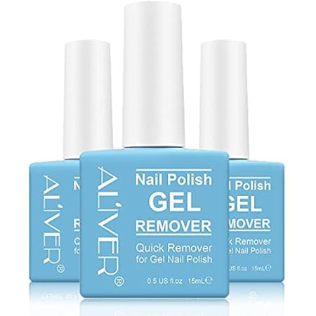 Gel Nail Polish Remover (2 Pack) - Remove Gel Nail Polish Within 2-3 Minutes - Quick & Easy Polish R | Amazon (US)