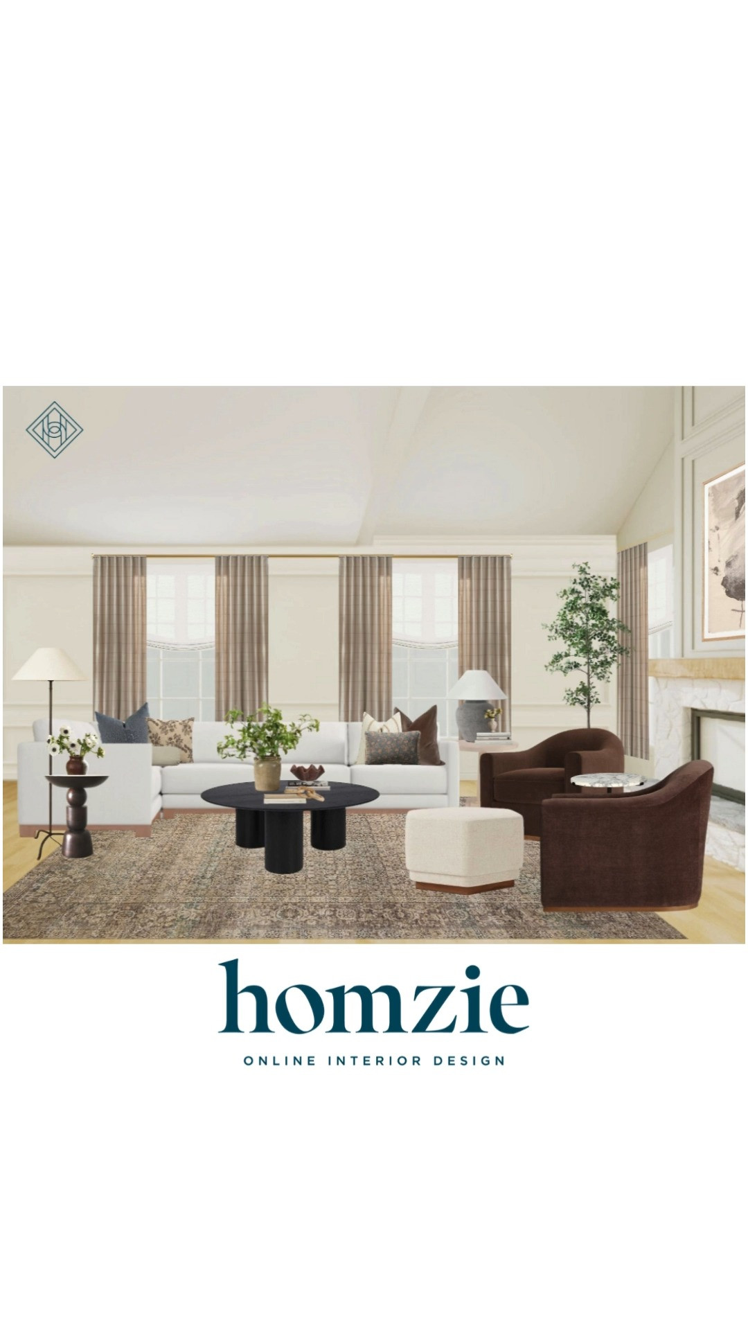 Neutral living room design featuring accent chairs, ottomans, arched glass cabinets, media console, wall art, accent pillows, decor, etc.

#LTKHome #LTKFinds #LTKFavorites #HomeStyleDaily 

 #LTKHome #LTKStyleTip #LTKFamily